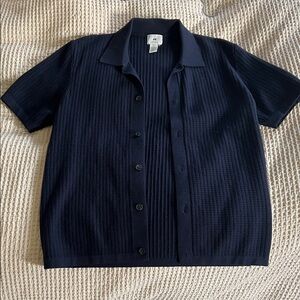 H&M Navy Blue Men's Shirt